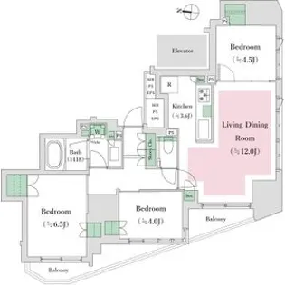インプレスト文京東大前【3階】の間取り