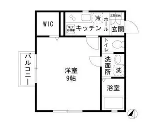 メゾン大岡A【1階】の間取り