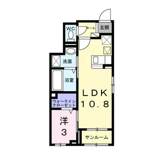 エムアンドエフ【1階】の間取り