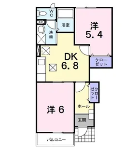 ソルパラ−シオ【1階】の間取り