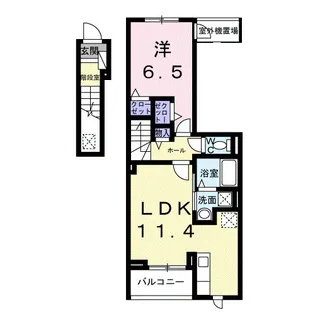 カーサルーチェ【2階】の間取り