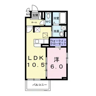 メゾンSG【1階】の間取り