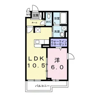 メゾンSG【3階】の間取り