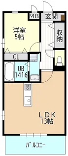 Prendreプランドール【4階】の間取り