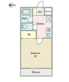 アルファNEXTファルコン【1階】の間取り