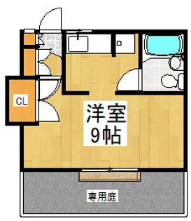 ミキコーポ栄町【1階】の間取り
