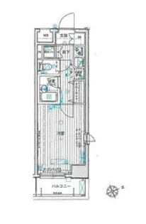 パークウェル浜松町【9階】の間取り