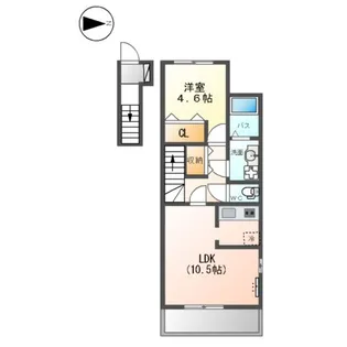 アンダンテ【2階】の間取り