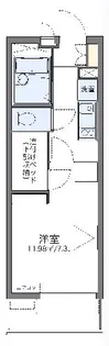 レオパレスティーケー7【2階】の間取り