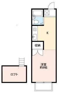 クリスタル大久保【1階】の間取り