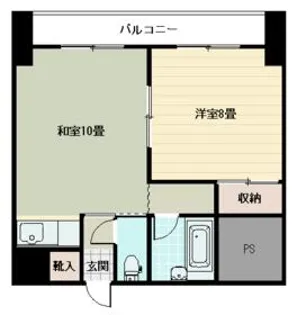 ダイヤパレス白子第2【1004号室】の間取り