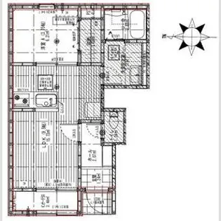 リーブルファイン戸田【101号室】の間取り