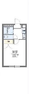レオパレスマ・メゾン【1階】の間取り
