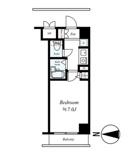 菱和パレス三田慶大前【306号室号室】の間取り