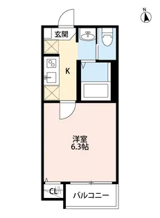 ディアコート板橋(ディアコートイタバシ)【1階】の間取り