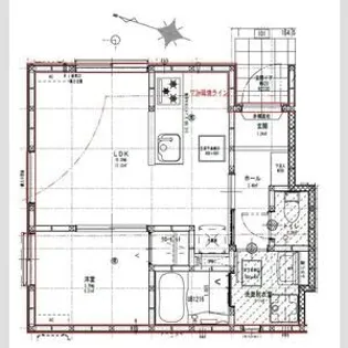 リーブルファイン下之一色町Ⅲ 1号棟【101号室】の間取り