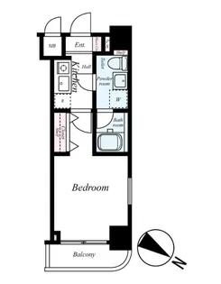 グリフィン横浜・桜木町駅前【503号室号室】の間取り