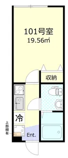 ルノン東糀谷【101号室】の間取り