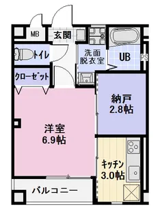 Maison Est Nuage【2階】の間取り