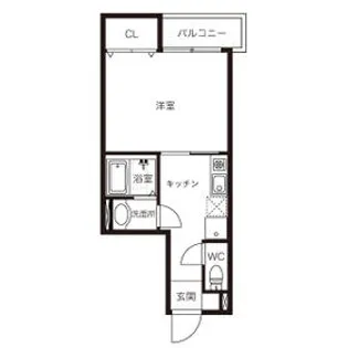 DeLCCS大森【4階】の間取り