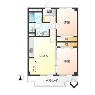 カーサ・エルドラード【6階】の間取り