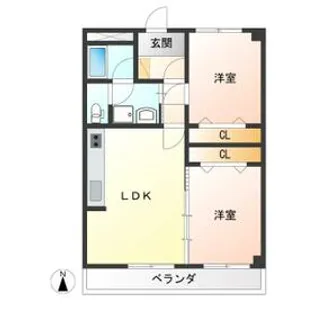 カーサ・エルドラード【6階】の間取り