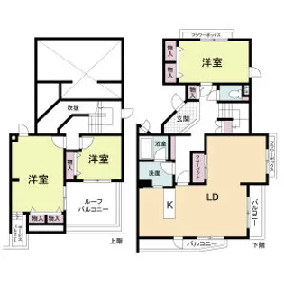 ロイヤル豊中千里園【2階】の間取り