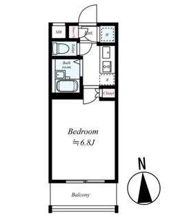 ビバリーホームズ西高島平Ⅱ【402号室号室】の間取り