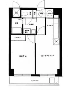 ヴィラ・シェール【5階】の間取り