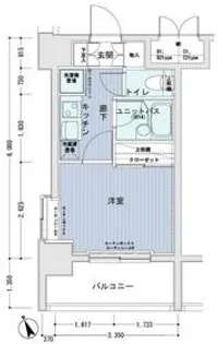 メインステージ南麻布Ⅳ【702号室】の間取り
