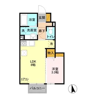 チェーロ ステラート A【1階】の間取り