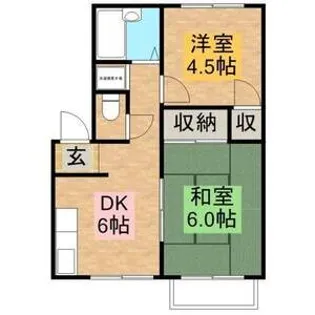 メゾンドファーネス【0301号室】の間取り