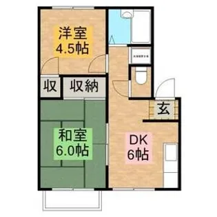 メゾンドファーネス【0105号室】の間取り