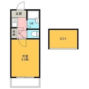 レンパレスパルコ B棟【1階】の間取り