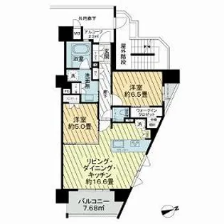 パークナード那覇美栄橋【8階】の間取り