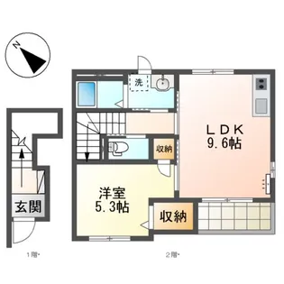 Bloomin’Villa【2階】の間取り