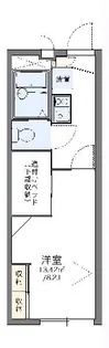 レオパレス東海中央【206号室】の間取り