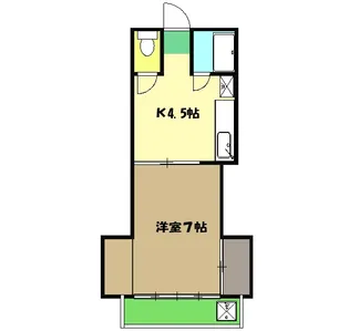 サンエイハイツ【201号室】の間取り