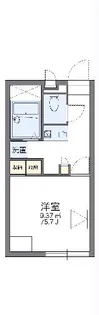 レオパレスイターナル【2階】の間取り