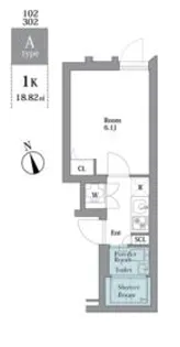 LEGALAND恵比寿ANNEX【3階】の間取り