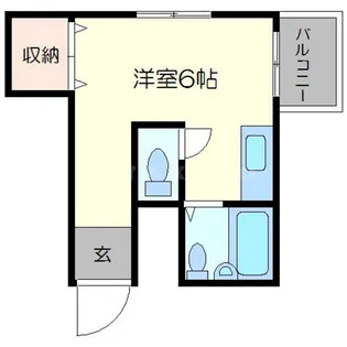 新大阪ハイツ【1階】の間取り