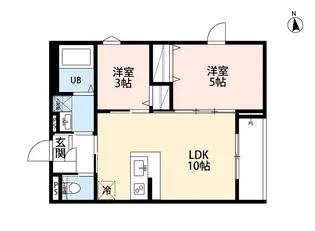 robot home 西台(ロボットホーム ニシダイ)【1階】の間取り