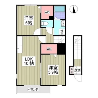 ファーストレジデンス【2階】の間取り