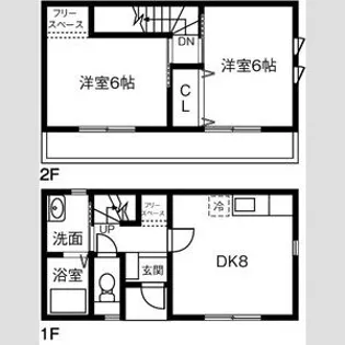 ブラン上吉田【1階】の間取り