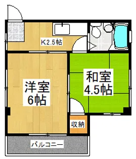 新藤マンション【1階】の間取り