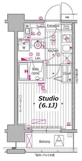 ガーラ・プレシャス川崎【7階】の間取り