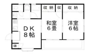 BEEVALLEY【1階】の間取り