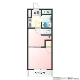 ハイツ・ウィステリア【206号室】の間取り