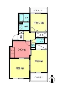 シャトルZ【3階】の間取り