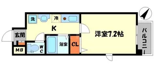 エルセレーノ守口駅前【5階】の間取り